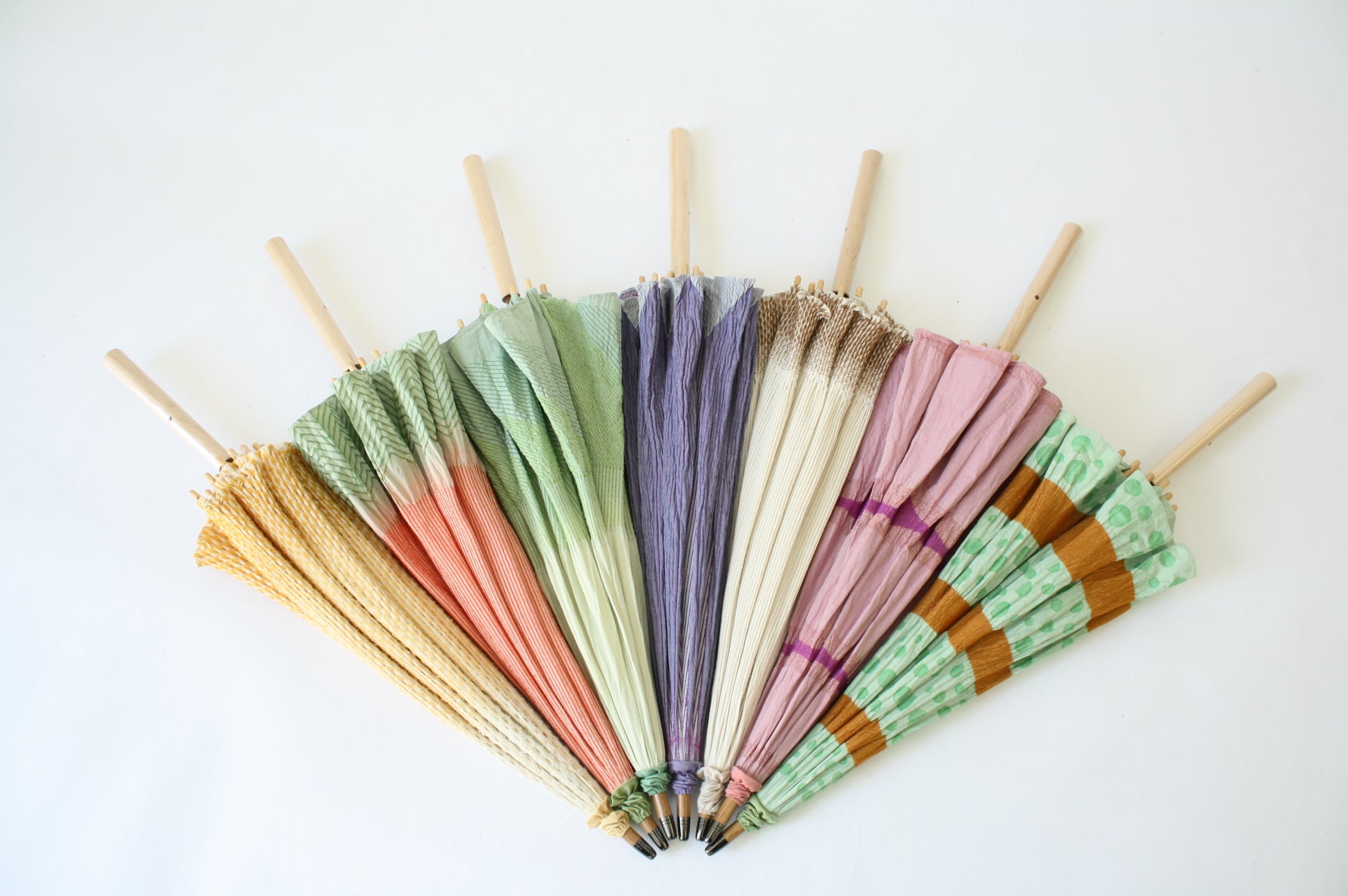 日傘「菜sai」シリーズの新聞掲載