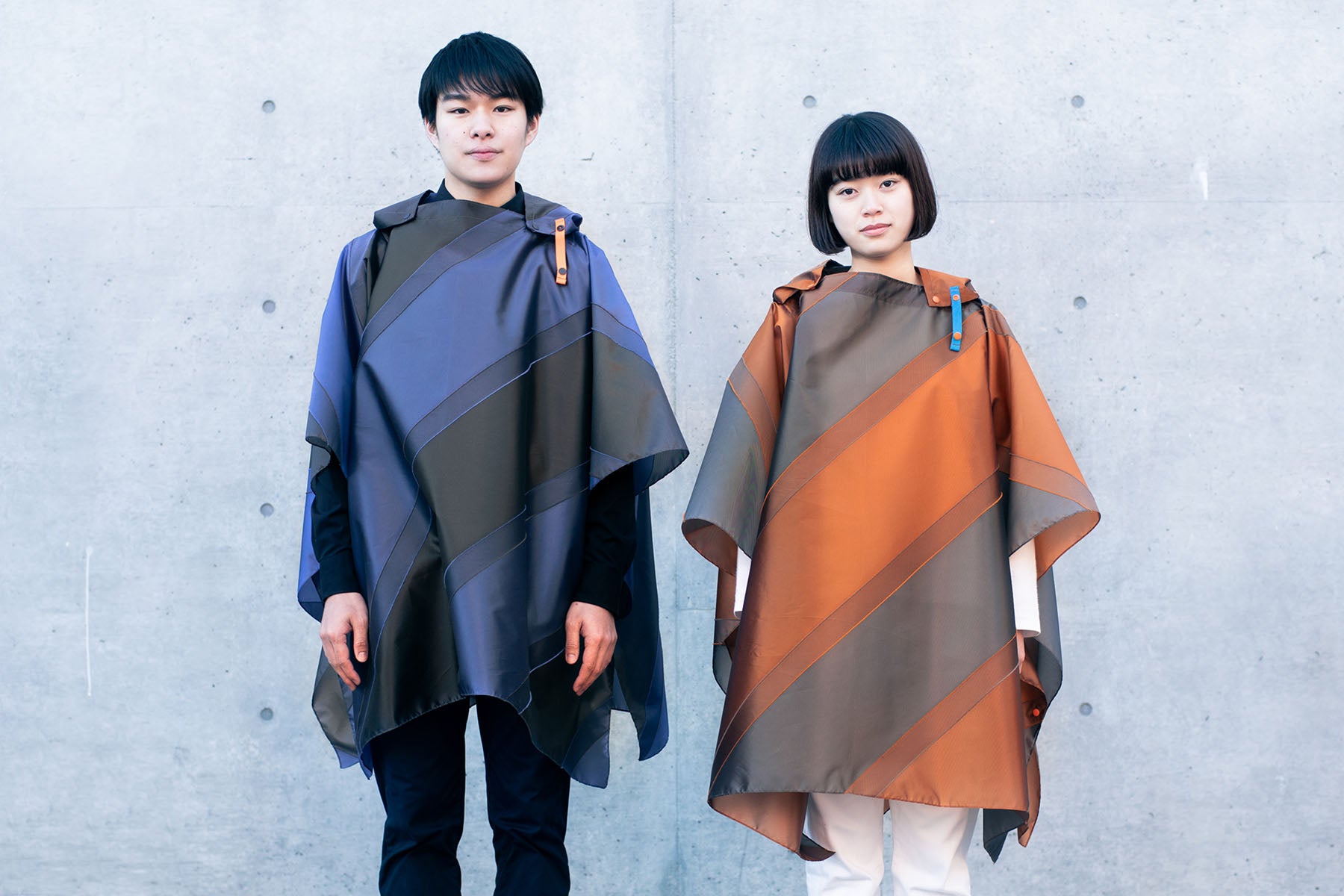 織物のポンチョ