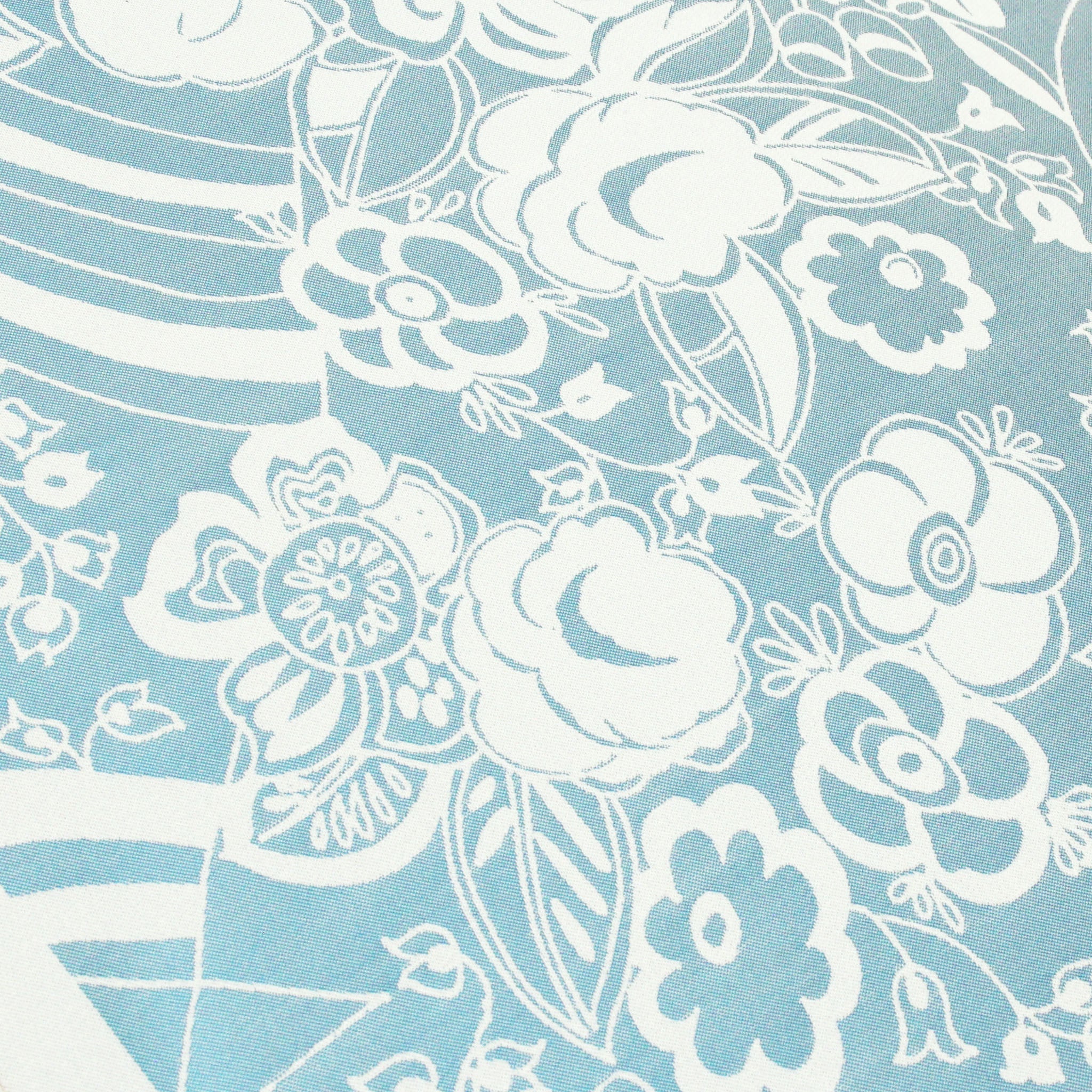 晴雨兼用 レディース kirie 更紗 レイクブルー 柄アップ