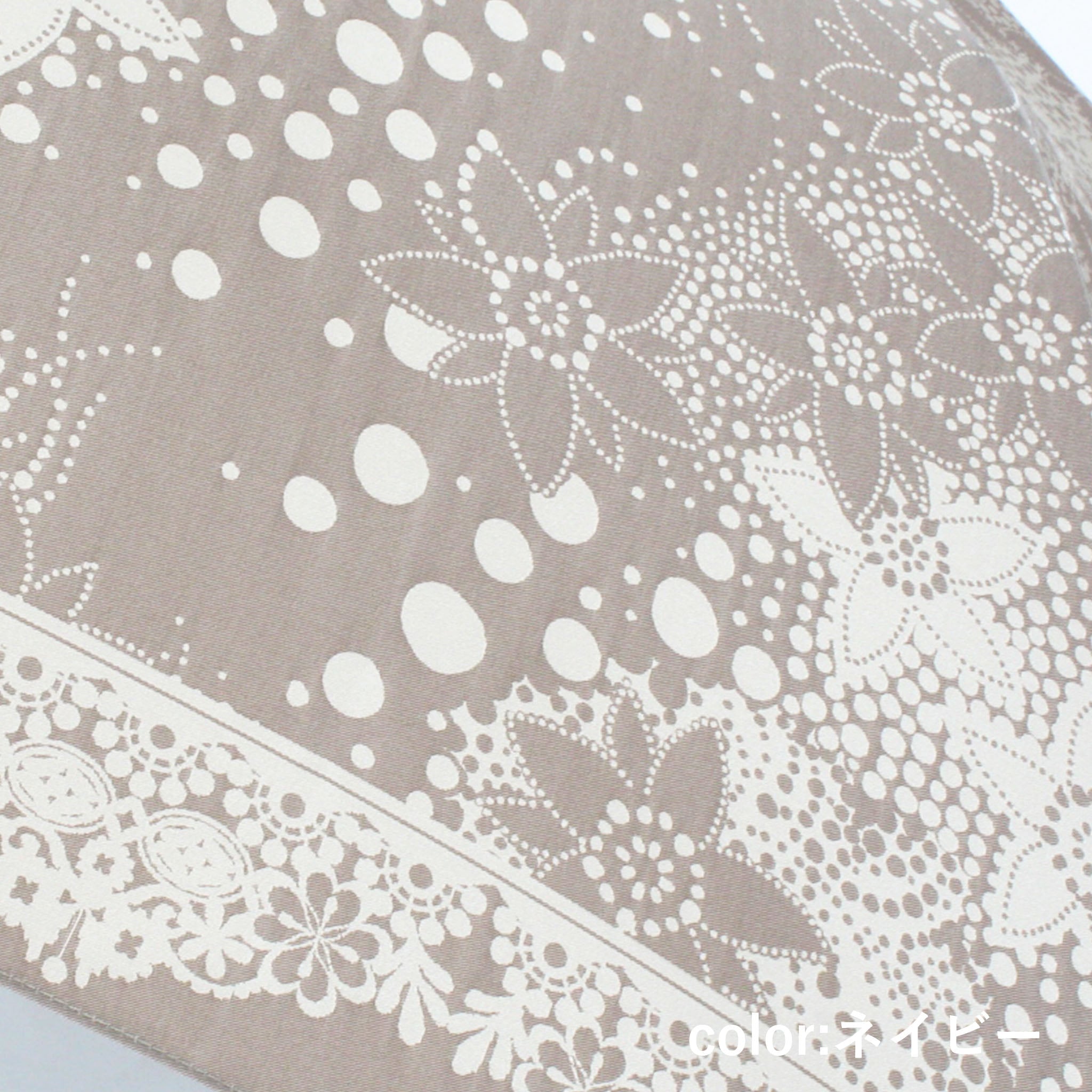 kirie ドットフラワー 折りたたみ傘