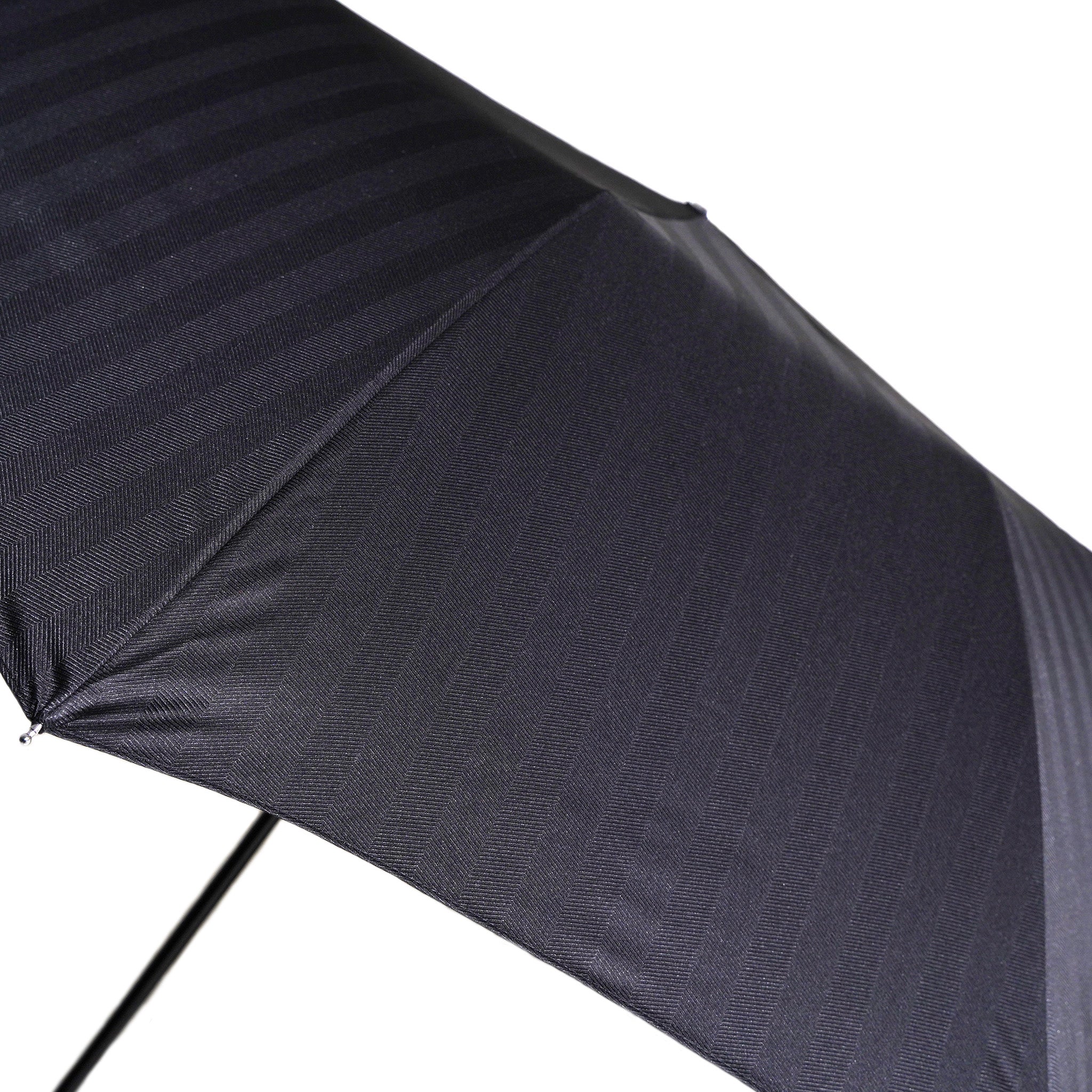 晴雨兼用　メンズ　MAKITA STANDARD　ブラック　折りたたみ傘　生地アップ
