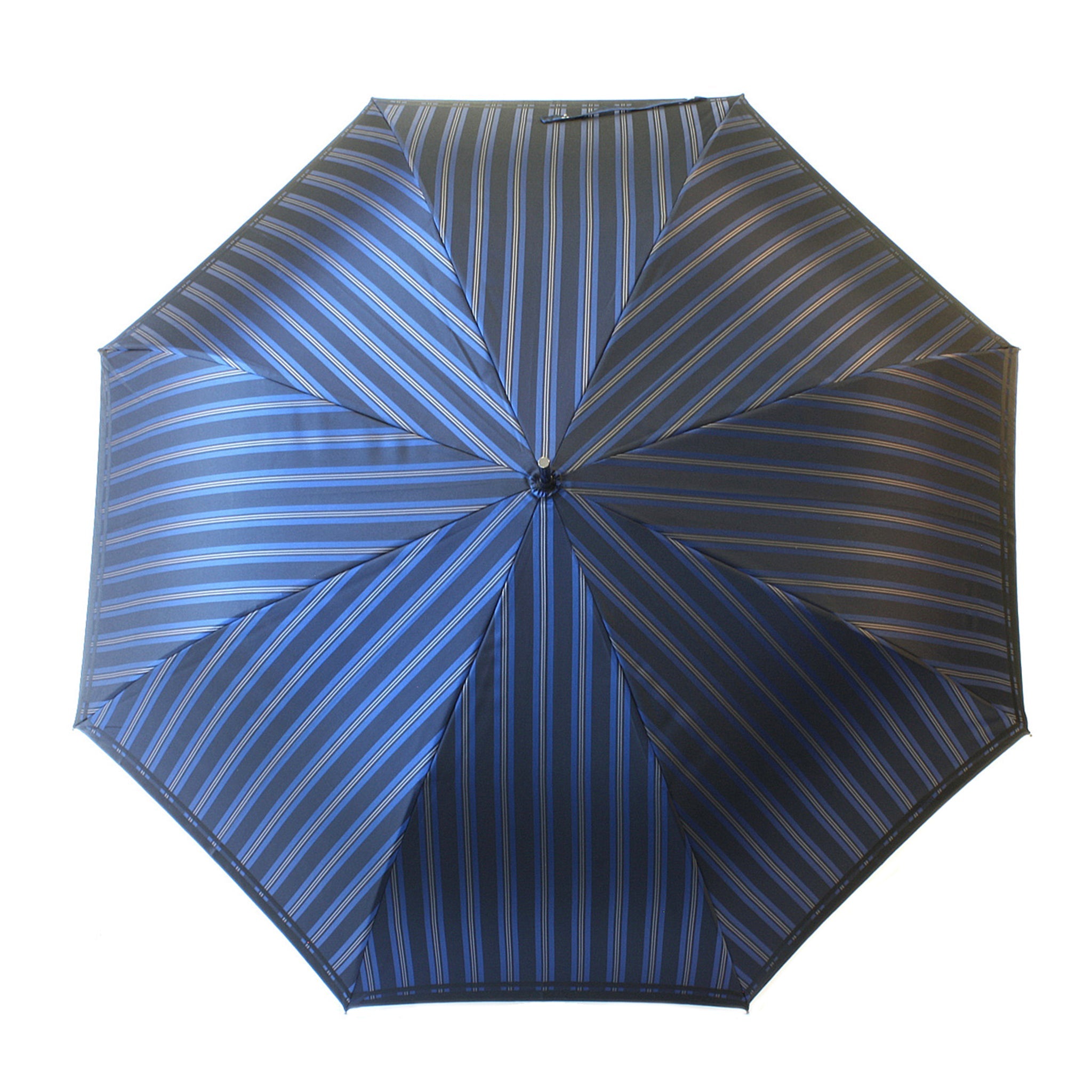 Tie　Stripe×Plain　BLUE　長傘