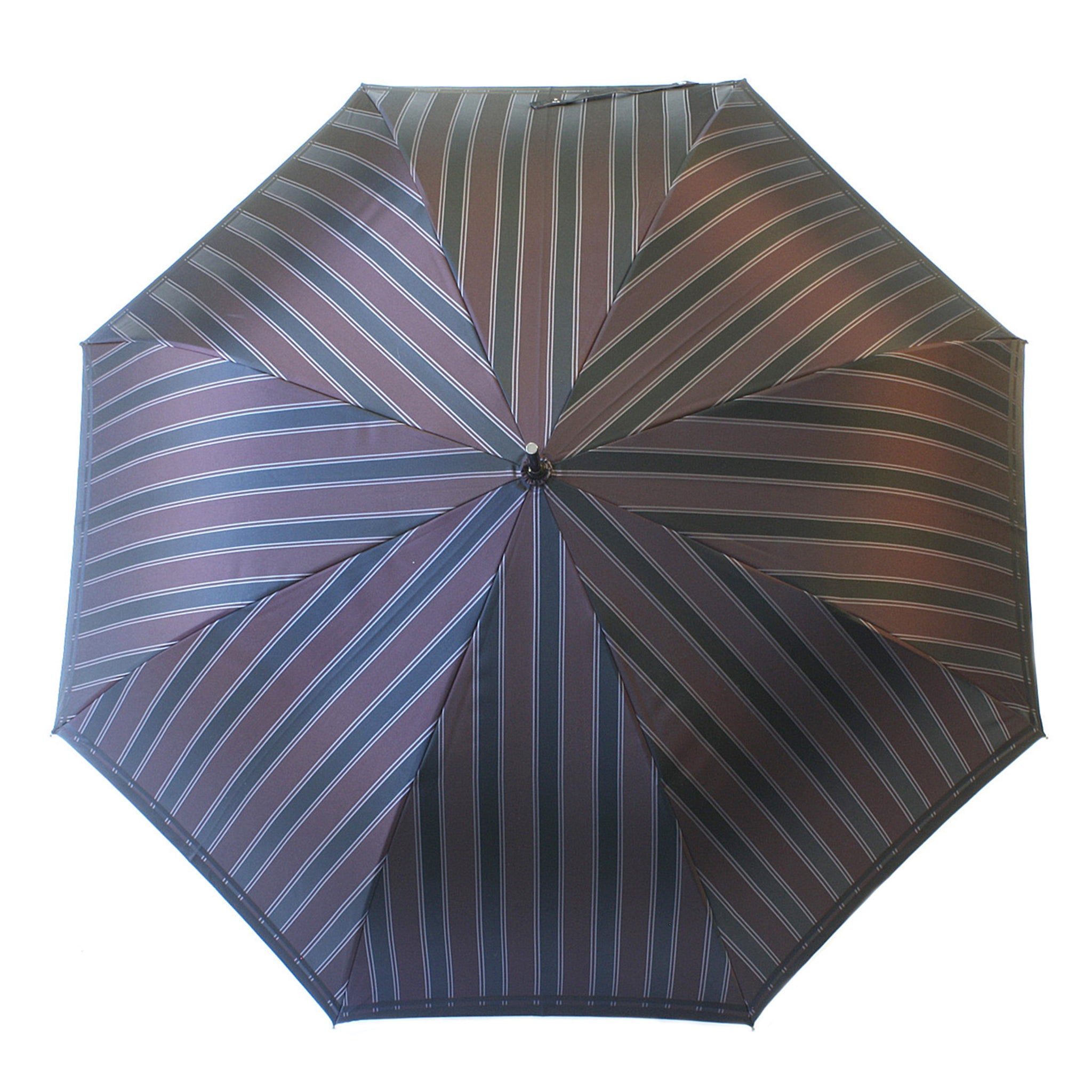 晴雨兼用　メンズ　Tie Stripe×Plain WINE　長傘
