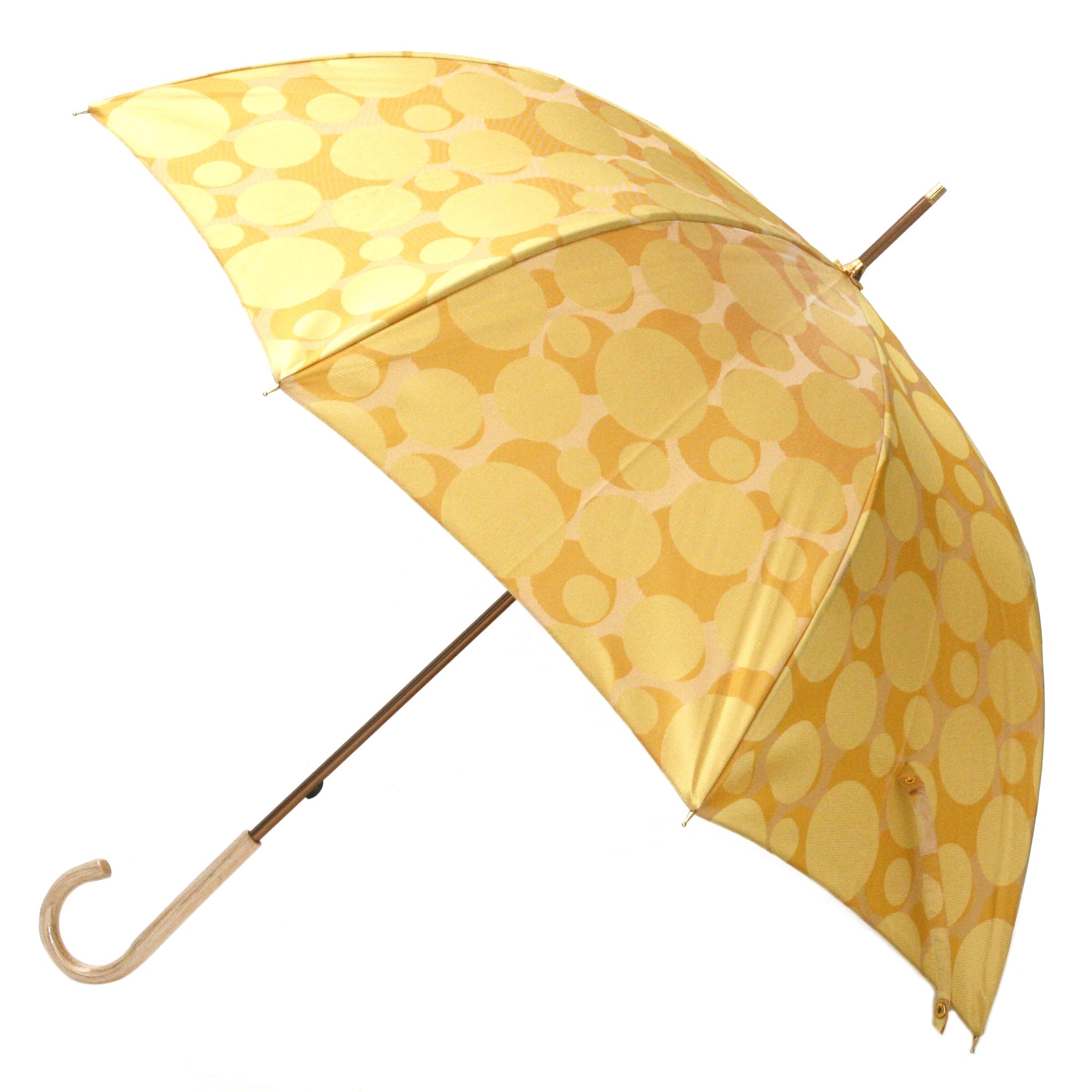 晴雨兼用　レディース　ノルディック　バブル　イエロー　長傘