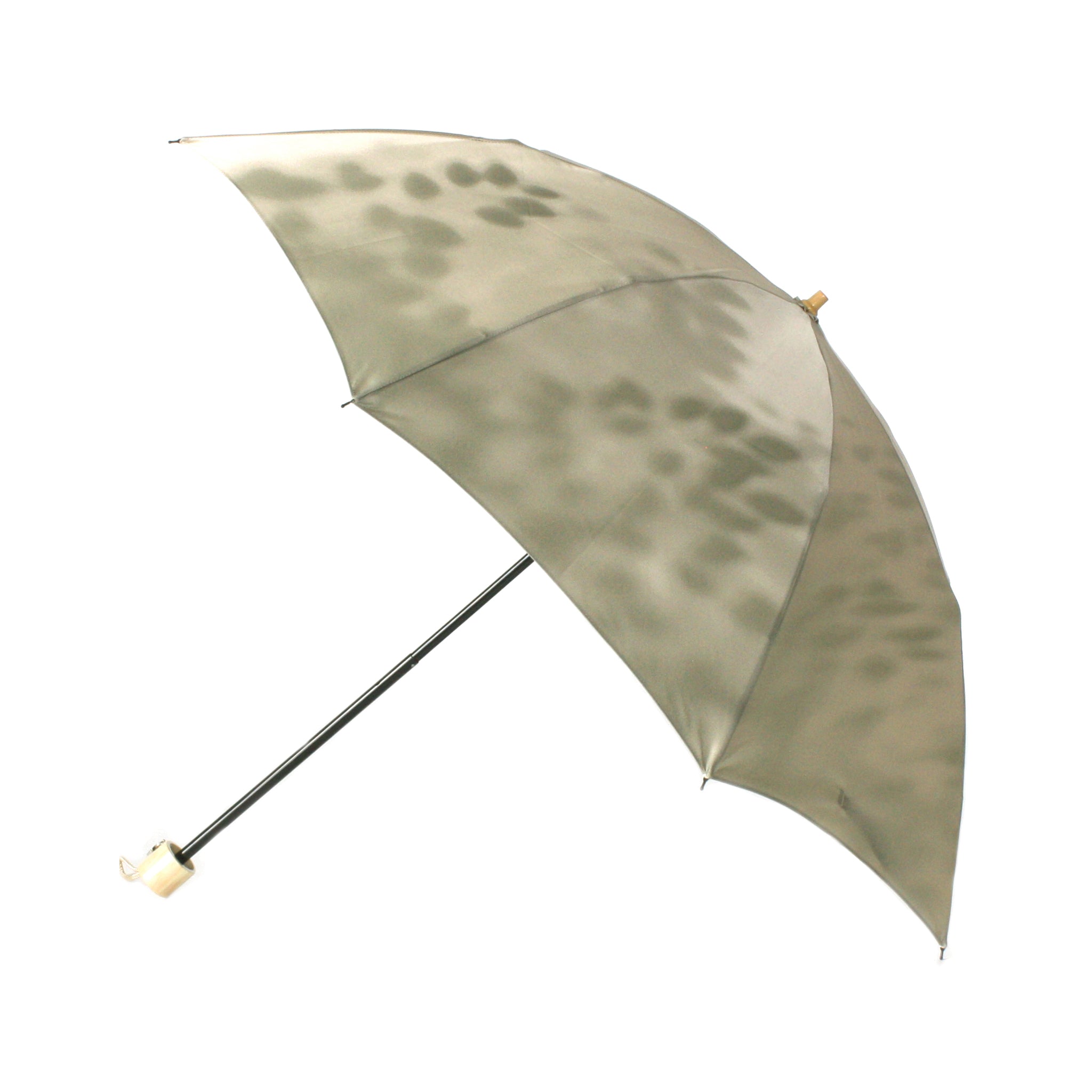 晴雨兼用　レディース　こもれび　ブナ　グリーン　折りたたみ傘