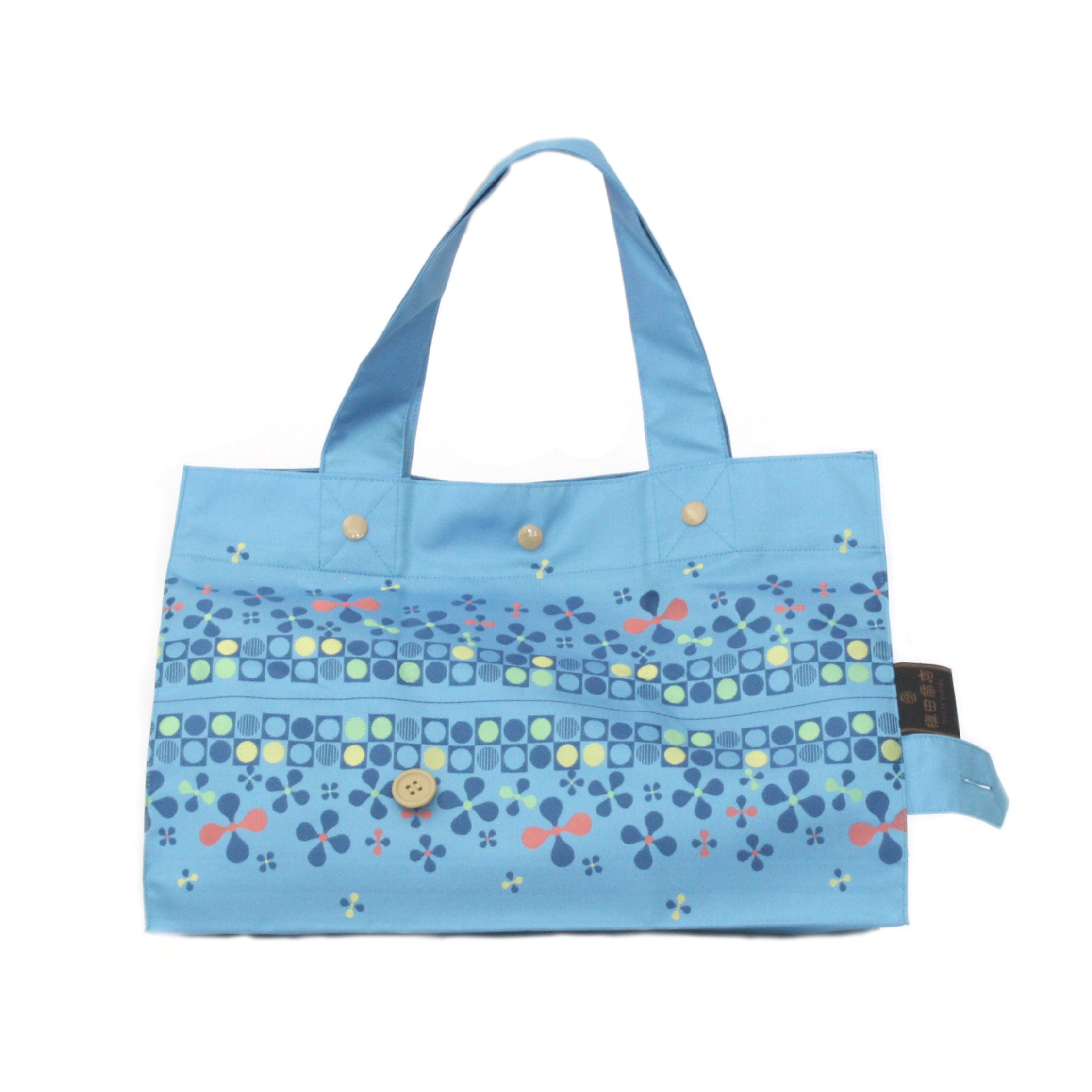 Lunch Tote　フライングフラワー　サックス