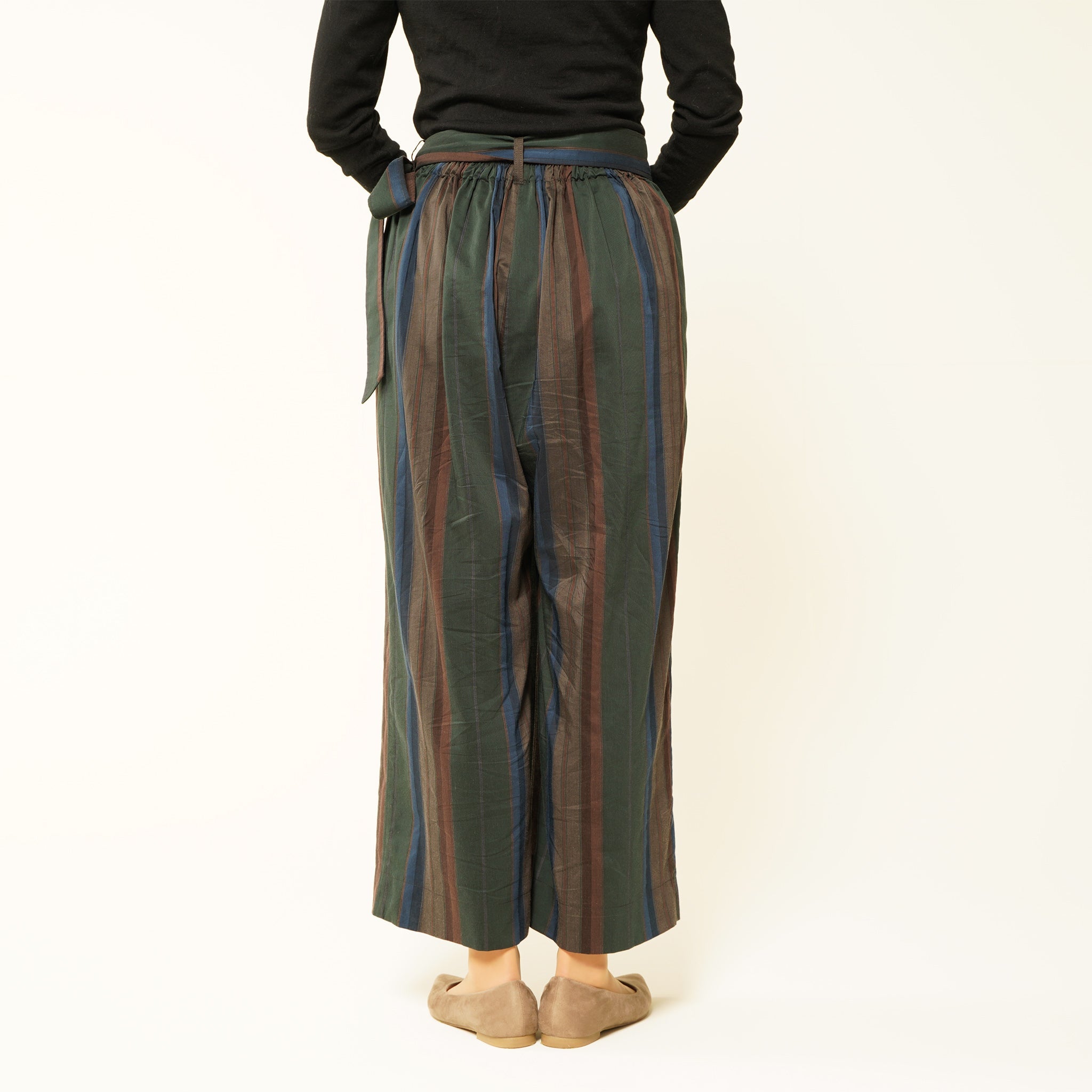 clotho ラップパンツ 　グリーン　背面