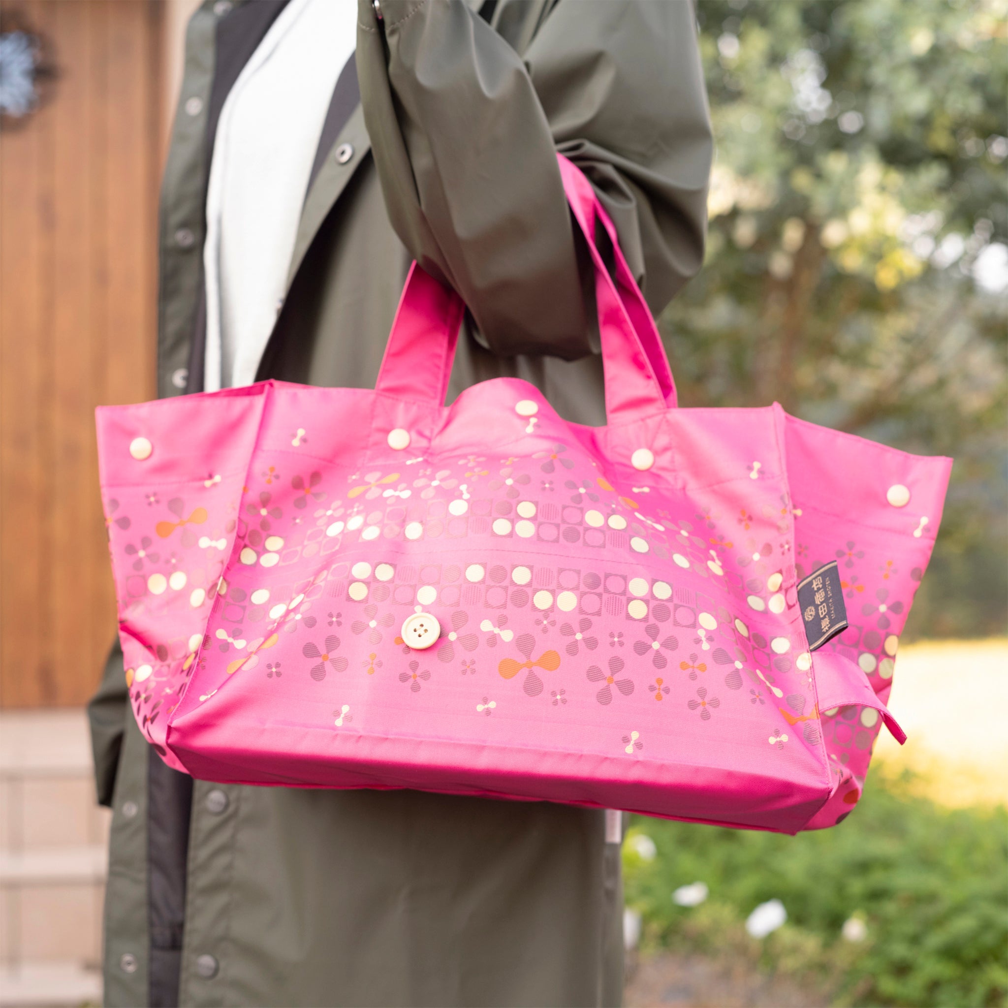 Lunch Tote　フライングフラワー　ピンク