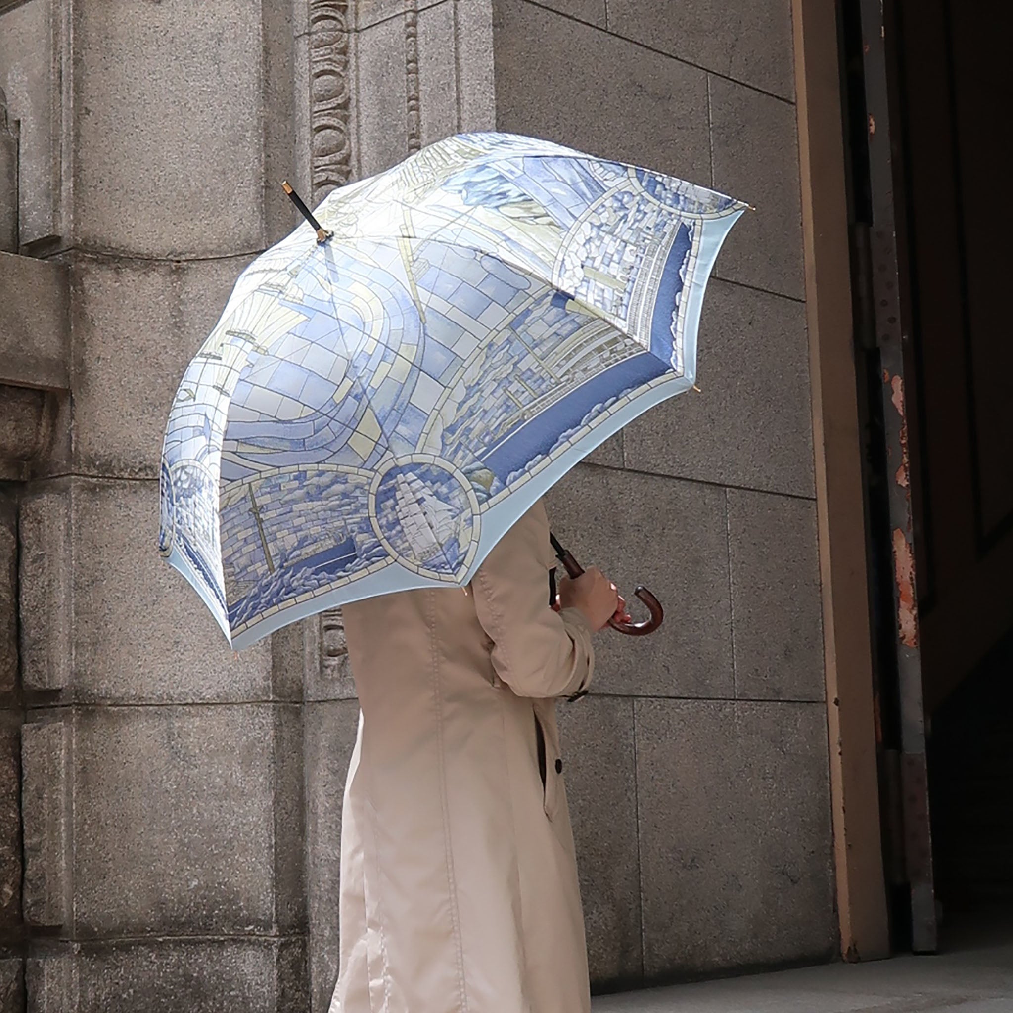 レディース晴雨兼用傘　Umbrella of Yokohama　サイズイメージ